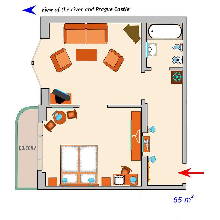 Hotel & Residence Royal Standard Прага Номер фото
